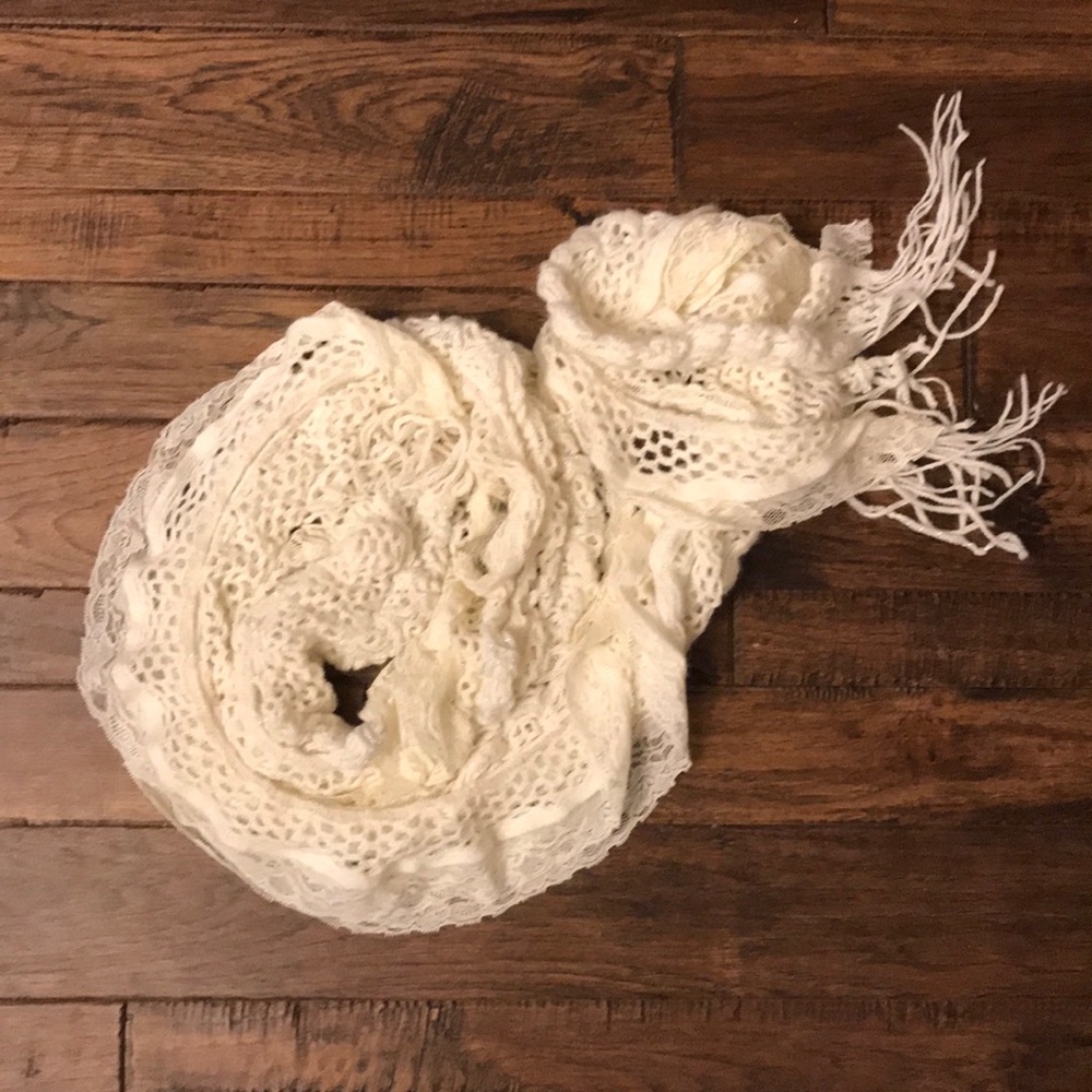 White scarf